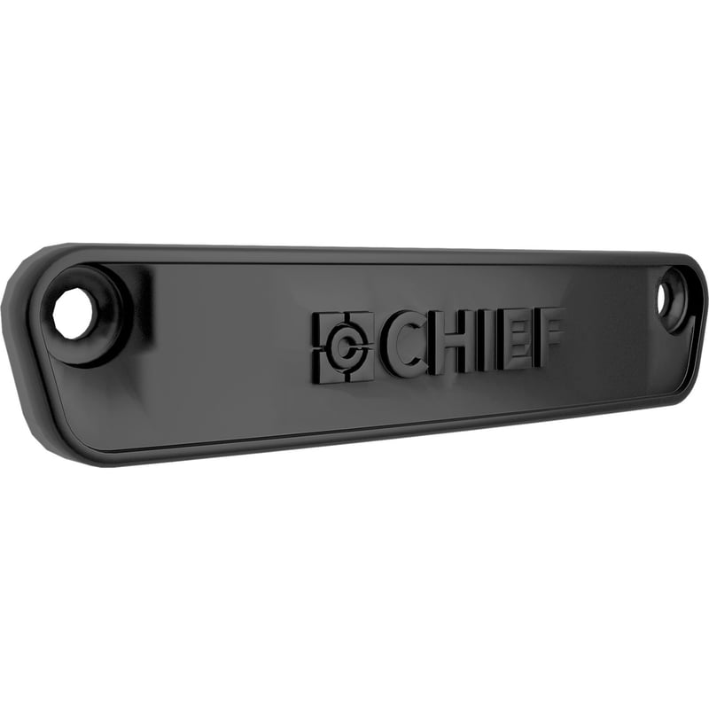 Chief Fusion Horizontal Row End Cap - Black - Thumbnail 1
