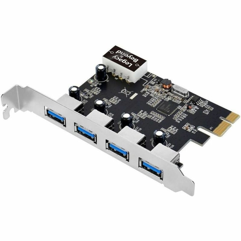 SIIG USB 3.0 4-PORT (EXT) PCIE HOST CARD (LB-US0114-S1) - Thumbnail 1