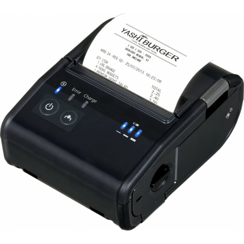 Epson Mobilink TM-P80 Mobile Direct Thermal Printer - Monochrome - Portable, Handheld - Receipt Print - USB - Bluetooth - Battery Included - 3.94 in/s Mono - 203 dpi - Wireless LAN - 3.13" Label Width - Thumbnail 5