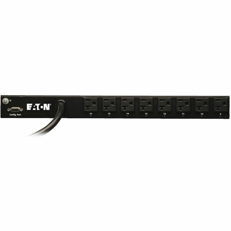 Tripp Lite by Eaton PDU 1.9kW Single-Phase Switched PDU - LX Interface 120V Outlets (16 5-15/20R) L5-20P/5-20P Input 12 ft. (3.66 m) Cord 1U Rack-Mount TAA - Thumbnail 2