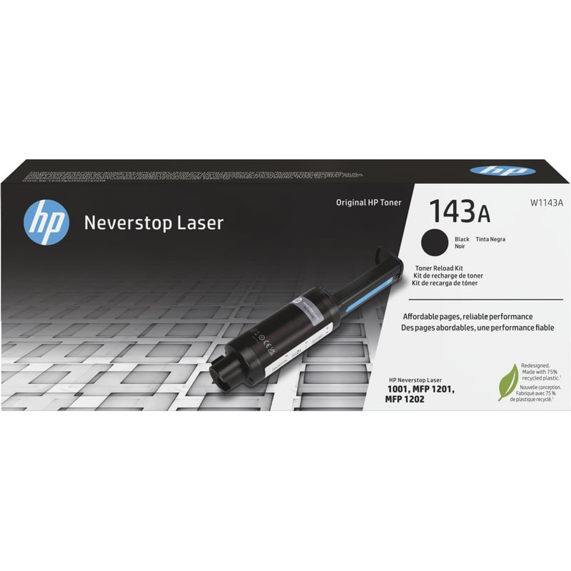 HP 143A Original Laser Toner Cartridge - Black - 1 / Carton - Thumbnail 1
