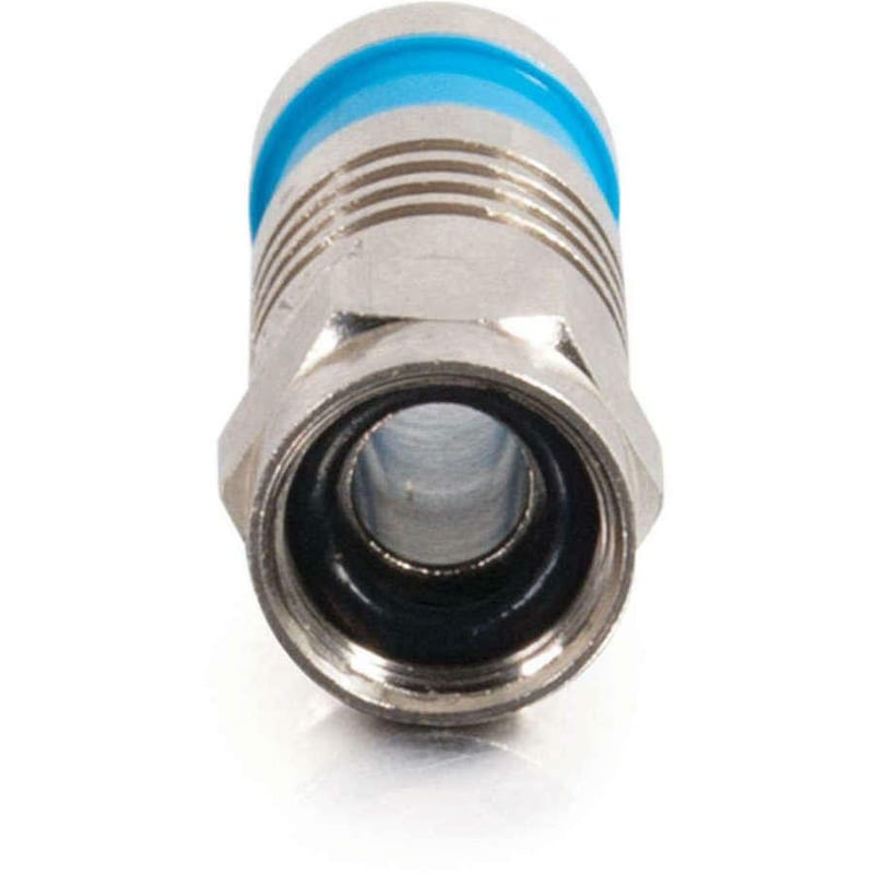C2G RG6 Quad Compression F-Type Connector with O-Ring - 50pk - Thumbnail 3