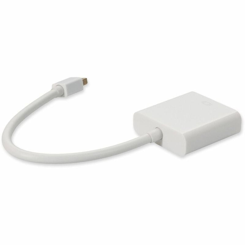 Mini-DisplayPort 1.1 Male to VGA Female White Adapter Which Supports Intel Thunderbolt For Resolution Up to 1920x1200 (WUXGA) - Thumbnail 5