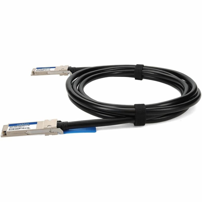 AddOn Cisco® Compatible TAA 40GBase-CU QSFP+ to QSFP+ Direct Attach Cable (Passive Twinax, 2m, Infiniband FDR10, 30AWG, LSZH) - Thumbnail 2