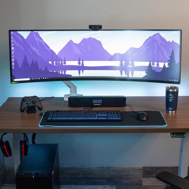 Ergotron Mounting Pivot for Monitor, Curved Screen Display, Mounting Arm - White - Thumbnail 5
