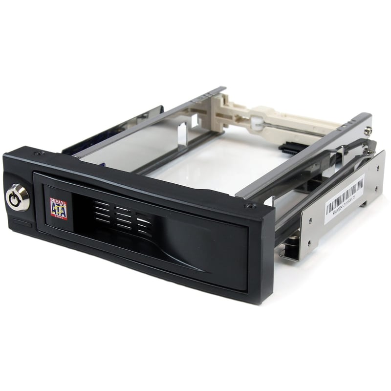 StarTech.com 5.25" Tray-Less SATA Hot-Swap Hard Drive Bay - Storage mobile rack - black - Thumbnail 1