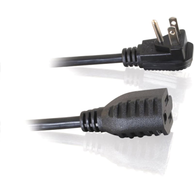 C2G 3ft 18 AWG Flat Plug Power Strip Plus (NEMA 5-15P to NEMA 5-15R) - Thumbnail 4