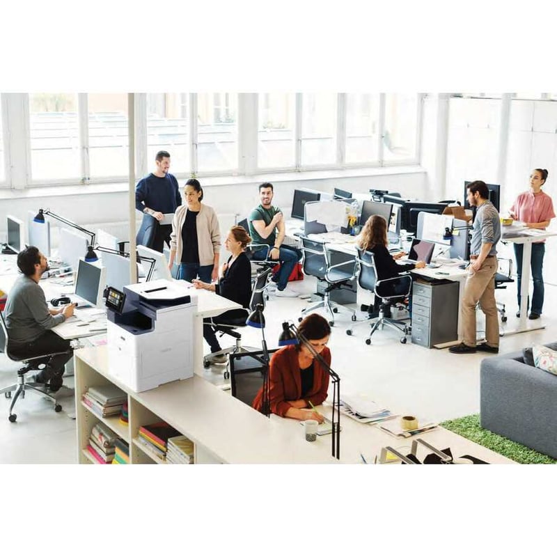 Xerox VersaLink C505 C505/X LED Multifunction Printer-Color-Copier/Fax/Scanner-45 ppm Mono/45 ppm Color Print-1200x2400 Print-Automatic Duplex Print-120000 Pages Monthly-700 sheets Input-Color Scanner-600 Optical Scan-Color Fax-Gigabit Ethernet - Thumbnail 5