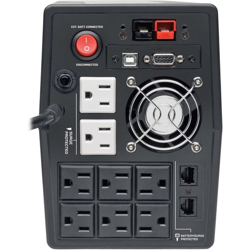 Tripp Lite UPS OmniVS 120V 1500VA 940W Line-Interactive UPS Extended Run Tower USB port Battery Backup - Thumbnail 5