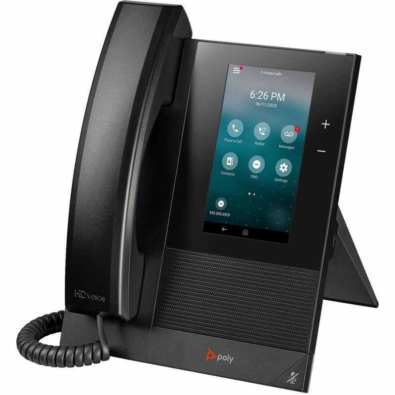 Poly CCX 400 IP Phone - Corded - Corded - Desktop, Wall Mountable - Thumbnail 2