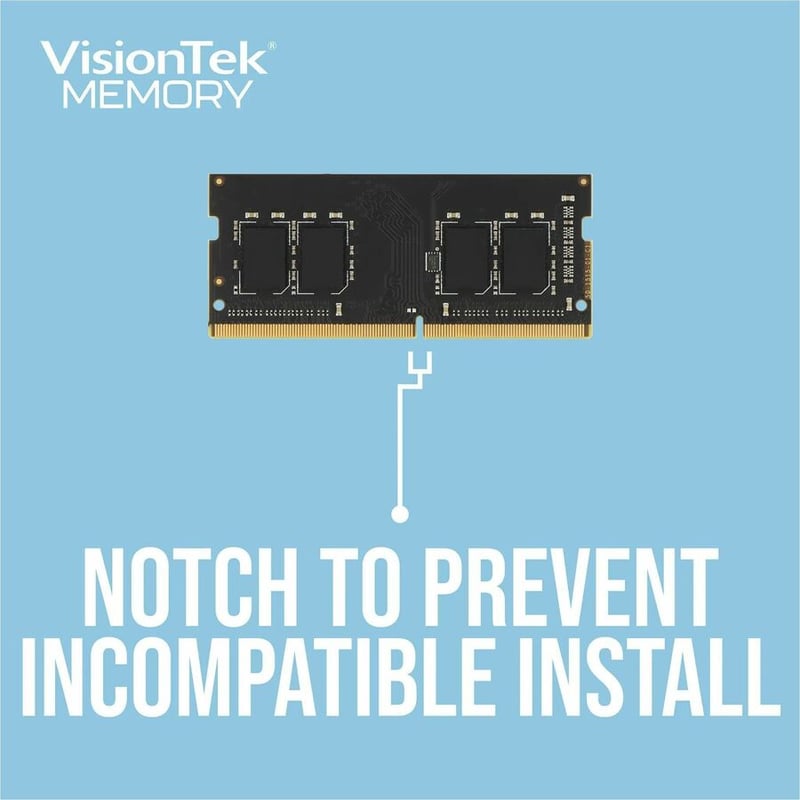VisionTek 32GB DDR4 2666MHz (PC4-21300) SODIMM -Notebook - Thumbnail 2