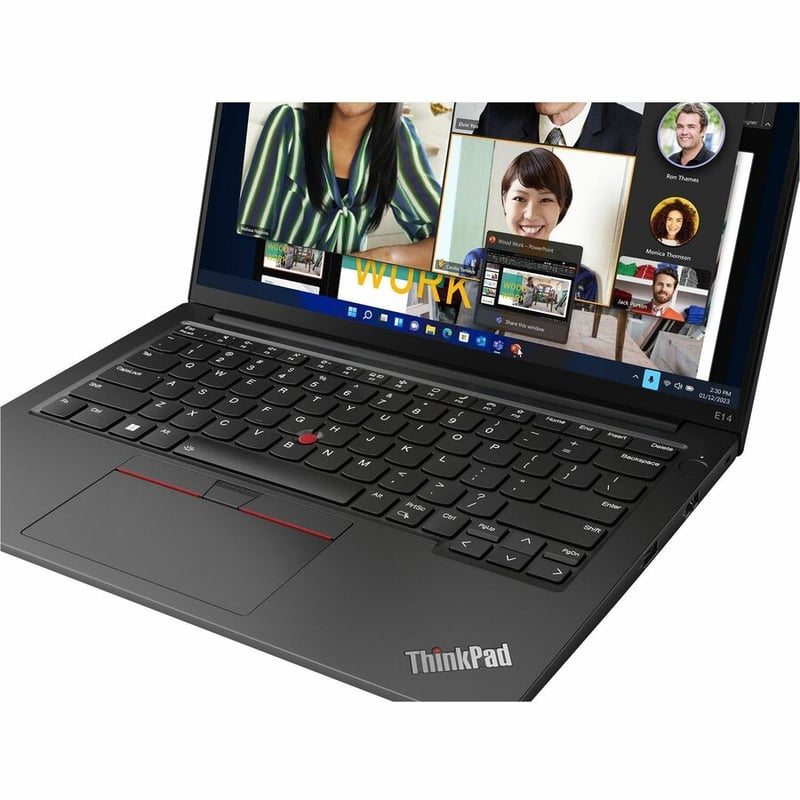 Lenovo ThinkPad E14 Gen 5 21JK0052US 14" Touchscreen Notebook - WUXGA - 1920 x 1200 - Intel Core i5 13th Gen i5-1335U Deca-core (10 Core) 1.30 GHz - 16 GB Total RAM - 8 GB On-board Memory - 512 GB SSD - Graphite Black - Thumbnail 5