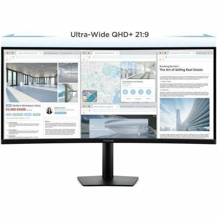 38 IPS CURVED MONITOR WITH WQHD+ 21:9 AND 96W USB-C - Thumbnail 3