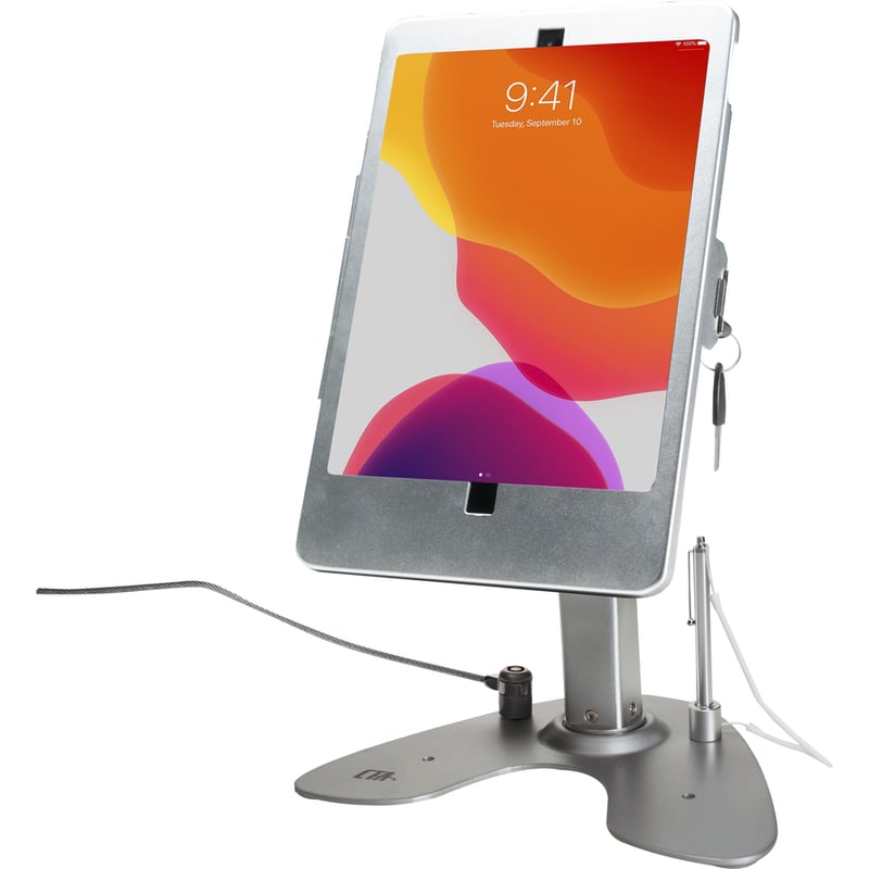 CTA Digital Dual Security Kiosk Stand with Locking Case and Cable for iPad 10.2-Inch - Thumbnail 3