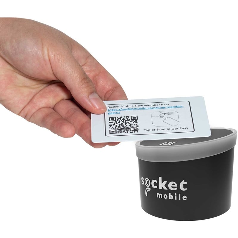 Socket Mobile SocketScan S550, NFC Mobile Wallet Reader, Black - Thumbnail 4