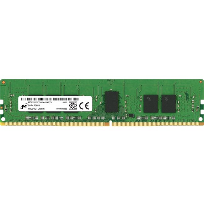 MICRON 16GB 3200MHZ PC4-25600 CL22 ECC REG SINGLE RANK X8 1.2V