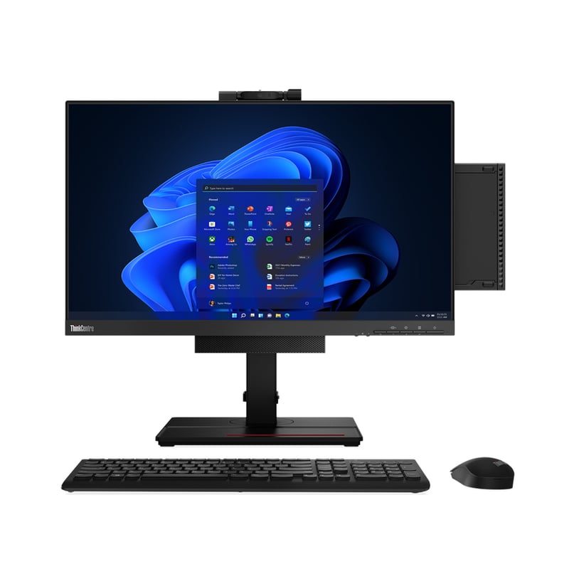 Lenovo ThinkCentre M70q Gen 3 11T30000US Desktop Computer - Intel Core i5 12th Gen i5-12400T - 8 GB - 512 GB SSD - Tiny - Black - Thumbnail 5