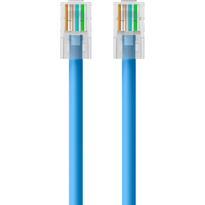 Belkin CAT6 Ethernet Patch Cable, RJ45, M/M A3L980-06-BLU - Thumbnail 4