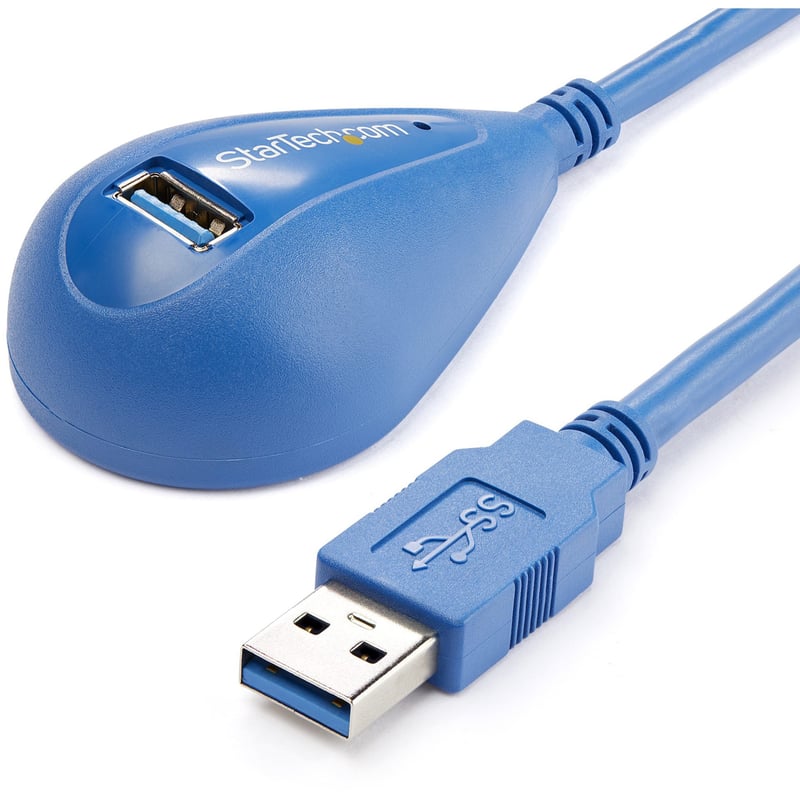 StarTech.com 5 ft Desktop SuperSpeed USB 3.0 (5Gbps) Extension Cable - A to A M/F - Thumbnail 1