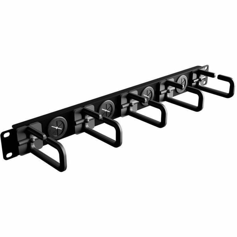 IOGEAR 1U 19" Cable Management Organizer with Cable Passthrough - Thumbnail 1