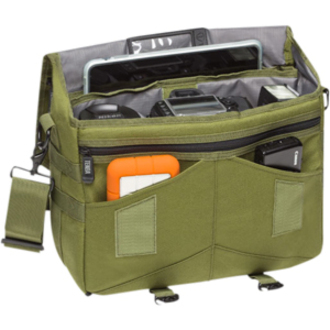Tenba Mini Carrying Case (Messenger) for 13" Notebook - Olive - Thumbnail 3
