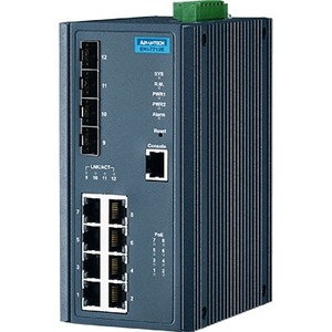 Advantech EKI-7712E-4FPI Ethernet Switch - Thumbnail 1