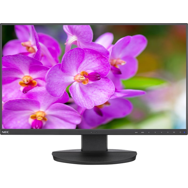 NEC Display MultiSync EA241F-BK Full HD LCD Monitor - 16:9 - Black - Thumbnail 1
