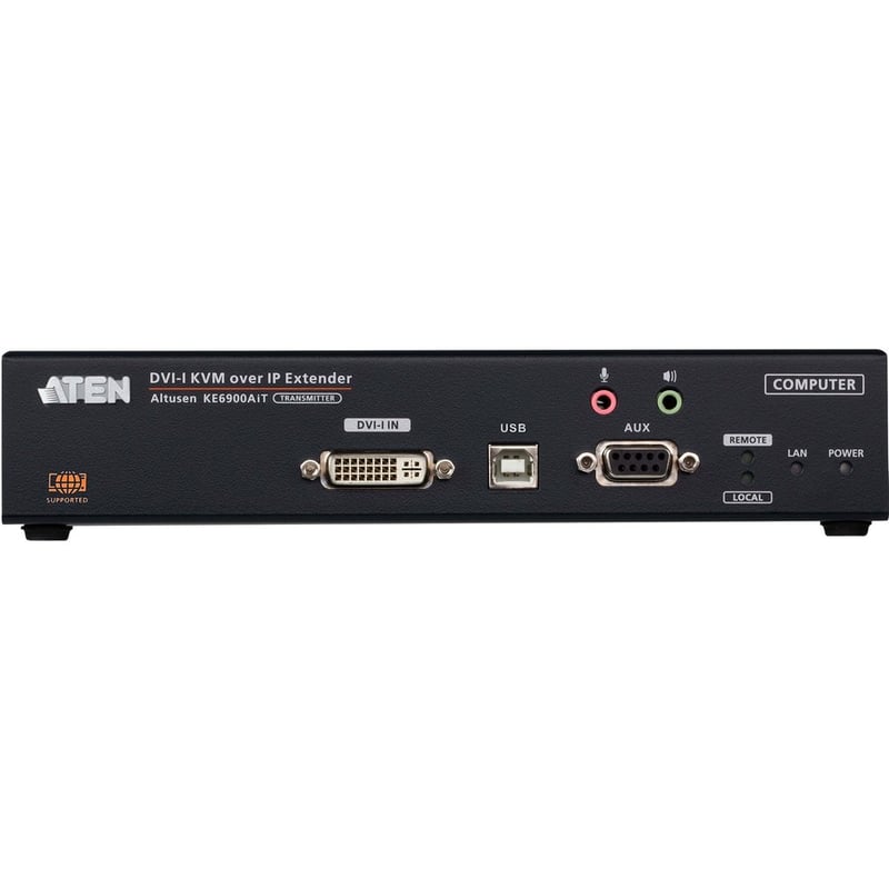 ATEN KE6900AIT DVI-I Single Display KVM over IP Transmitter with Internet Access - Thumbnail 3
