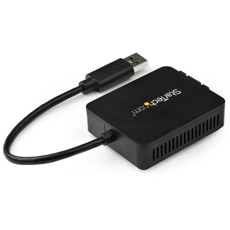 StarTech.com USB to Fiber Optic Converter - 1000Base-SX SC - USB 3.0 to Gigabit Ethernet Network Adapter - 550m MM - Windows / Mac / Linux - Thumbnail 2