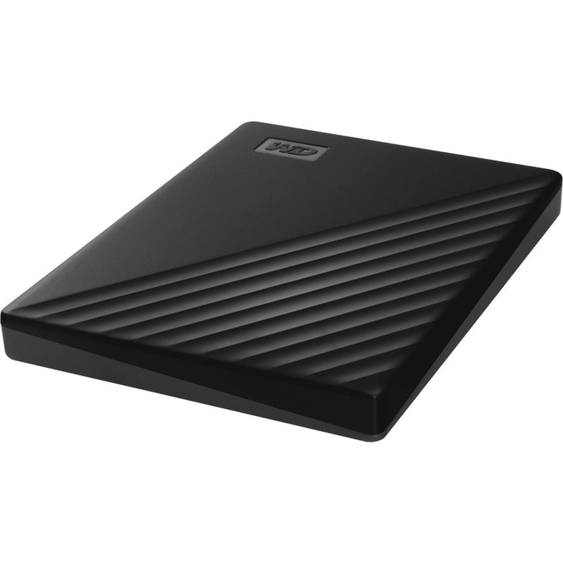 WD My Passport WDBPKJ0050BBK-WESN 5 TB Portable Hard Drive - External - Black - Thumbnail 3