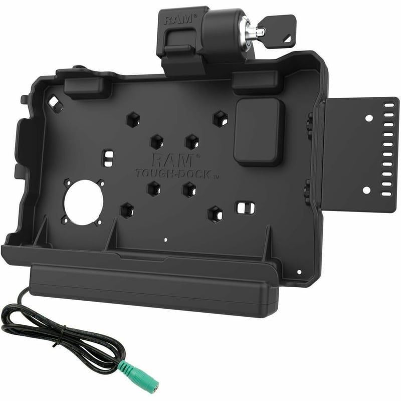 RAM Mounts Form-Fit Locking Powered Dock for Getac ZX80 - Thumbnail 1