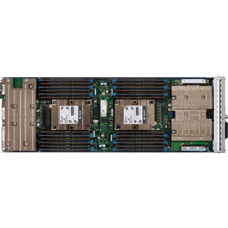 Cisco B200 M5 UCSB-B200M5-RSV1A Blade Server - 2 x Intel Xeon 6252 2.10 GHz - 64 GB RAM - 240 GB SSD - (1 x 240GB) SSD Configuration - 12Gb/s SAS Controller - Thumbnail 3
