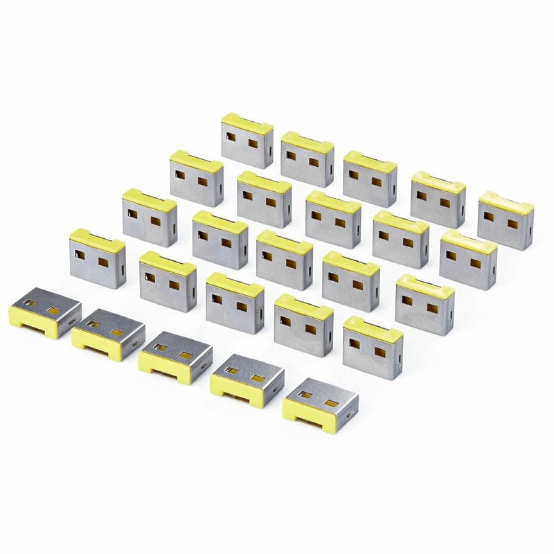 25-PACK PORT BLOCKER PLUGS SPARE PLUGS FOR USB-A-PORT-BLOCKER - Thumbnail 1