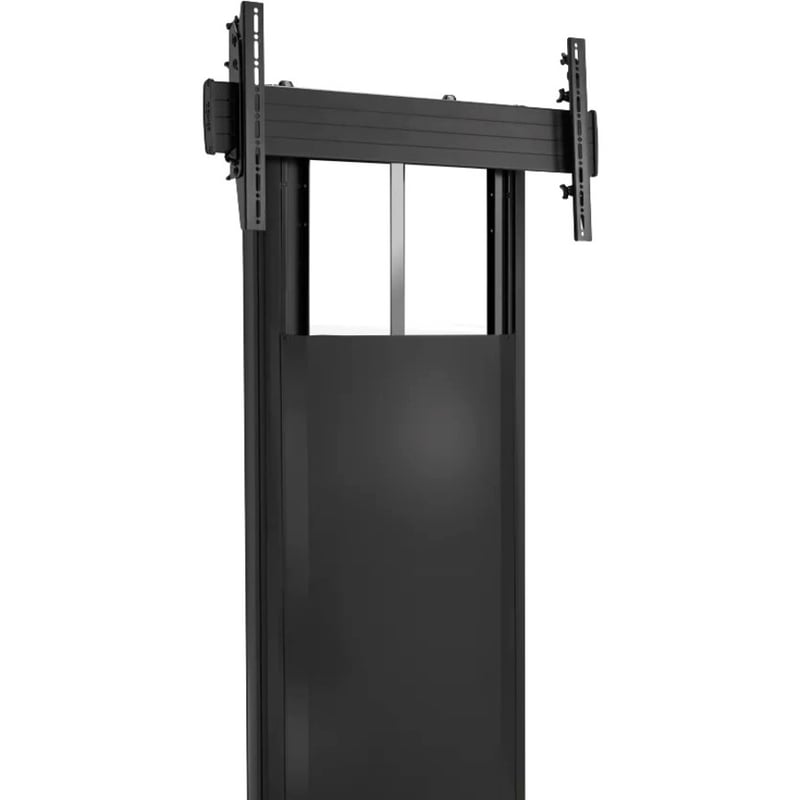 Chief Extra-Large Height-Adjustable Floor Support Mount - For Displays 55-100" - Black - Thumbnail 1