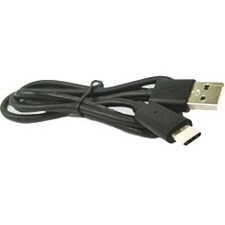 USB 2.0 A/M TO USB TYPE C/M BLACK CABLE L=800MM.