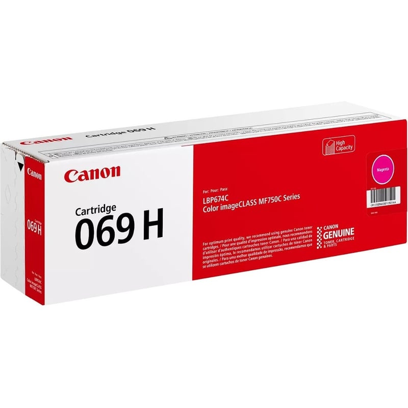 Canon 069 Original High Yield Laser Toner Cartridge - Magenta - 1 Pack - Thumbnail 5
