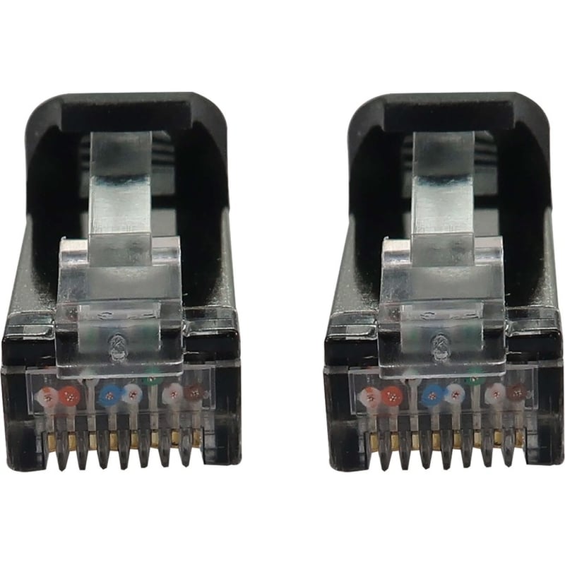 Eaton Tripp Lite Series Cat6a 10G Snagless Shielded Slim STP Ethernet Cable (RJ45 M/M), PoE, Black, 3 ft. (0.9 m) - Thumbnail 3