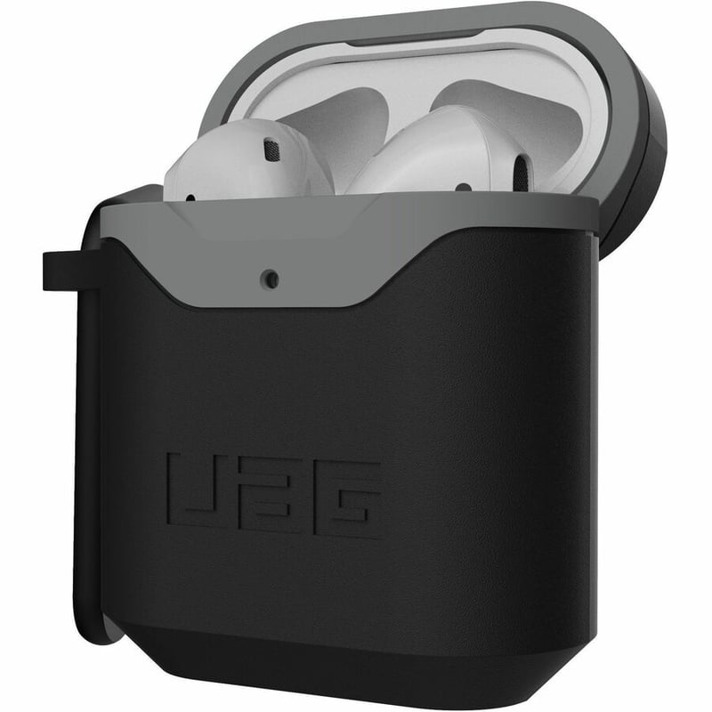 APPLE AIRPODS HARD CASE V2-BLACK/GREY - Thumbnail 3
