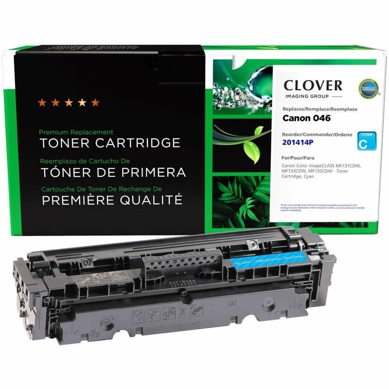 Clover Imaging Remanufactured Cyan Toner Cartridge for Canon 1249C001 (046) - Thumbnail 1