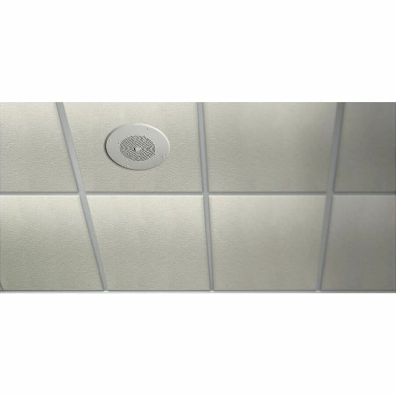 Valcom V-1020C Ceiling Mountable, Flush Mount Speaker - 1 W RMS - Semi-gloss White - Thumbnail 2