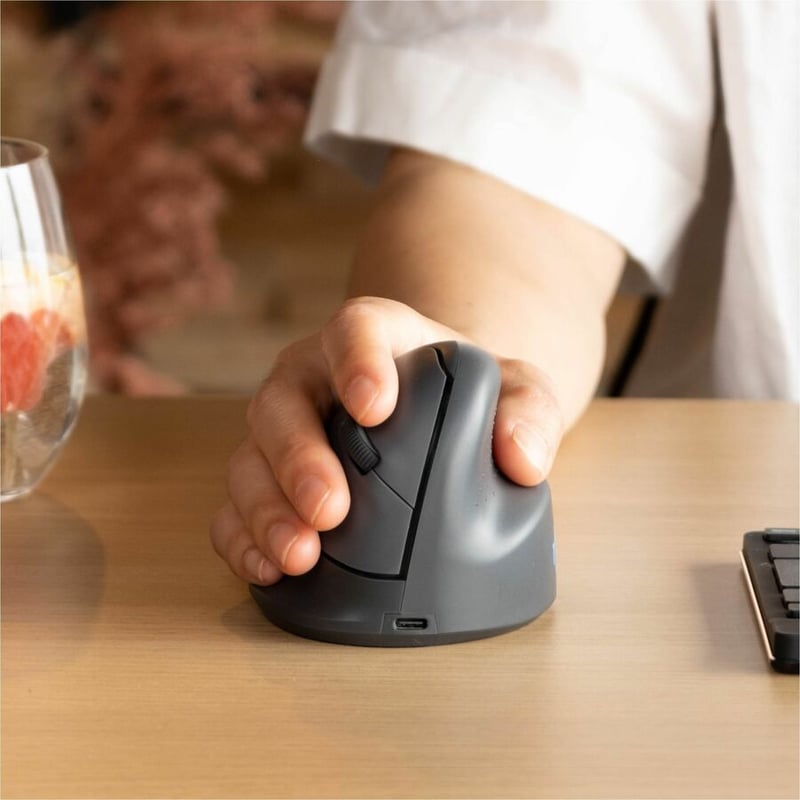 R-GO HE BASIC ERGONOMIC MOUSE, MEDIUM (HAND SIZE 165-185MM), RIGHT HANDED, BLUET - Thumbnail 2