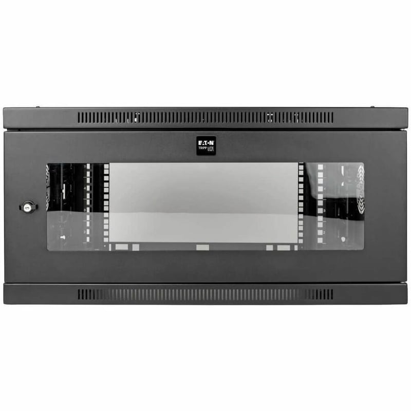 Tripp Lite by Eaton SmartRack 6U Low-Profile Switch-Depth-Plus Wall-Mount Mini Rack Enclosure Wide Acrylic Window - Thumbnail 4