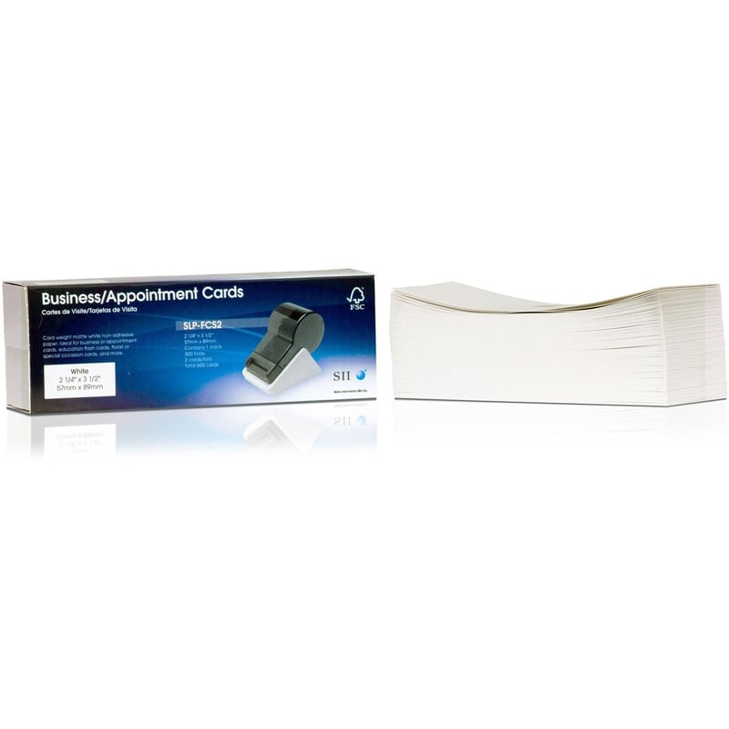 Seiko Business Card / Appointment Cards Fan Fold Stock - Thumbnail 1
