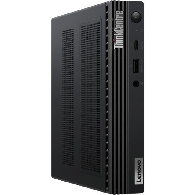 Lenovo ThinkCentre M90q Gen 3 11U5000TUS Desktop Computer - Intel Core i5 12th Gen i5-12500 - vPro Technology - 8 GB - 128 GB SSD - Tiny - Raven Black - Thumbnail 1