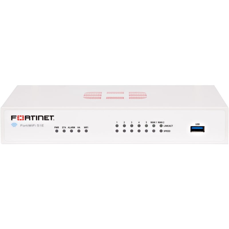 Fortinet FortiWifi FWF-51E Network Security/Firewall Appliance - Thumbnail 3
