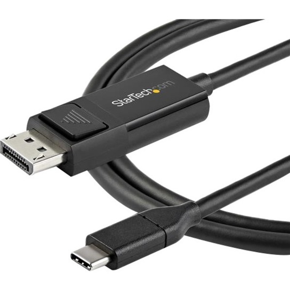 StarTech.com 3ft (1m) USB C to DisplayPort 1.2 Cable 4K 60Hz - Reversible DP to USB-C / USB-C to DP Video Adapter Monitor Cable HBR2/HDR - Thumbnail 4