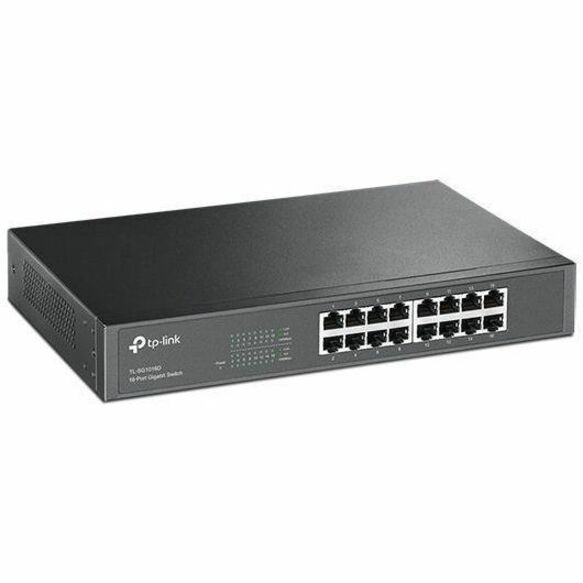 TP-LINK TL-SG1016D 10/100/1000Mbps 16-Port Gigabit 13-inch Rackmountable Switch, 32Gbps Capacity - Thumbnail 3