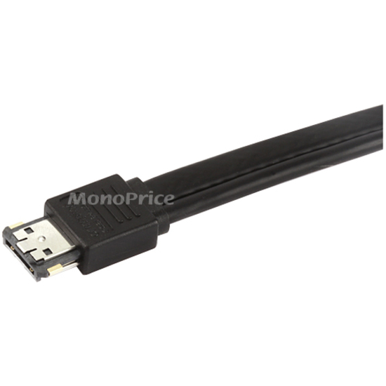 19INCH ESATAP TO SATA 22PIN CABLE - BLACK - Thumbnail 3