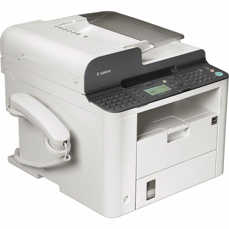 Canon FAXPHONE L190 Laser Multifunction Printer - Monochrome - White - Thumbnail 2