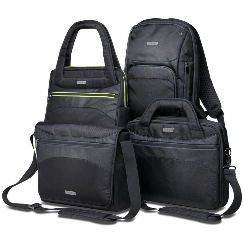 Kensington Triple Trek Carrying Case (Backpack) for 14" Ultrabook, Chromebook - Black - Thumbnail 5